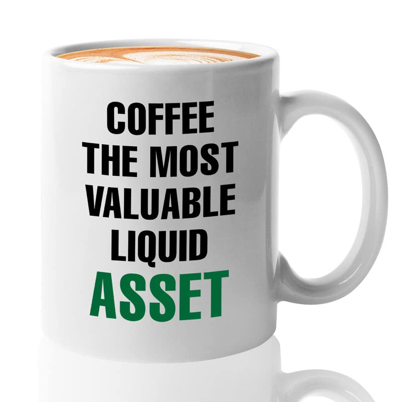 Accountant Coffee Mug 11oz White - Coffee The Most Valuable Liquid - Finance Job Auditor Planner Multitasking Certified Public Accounting