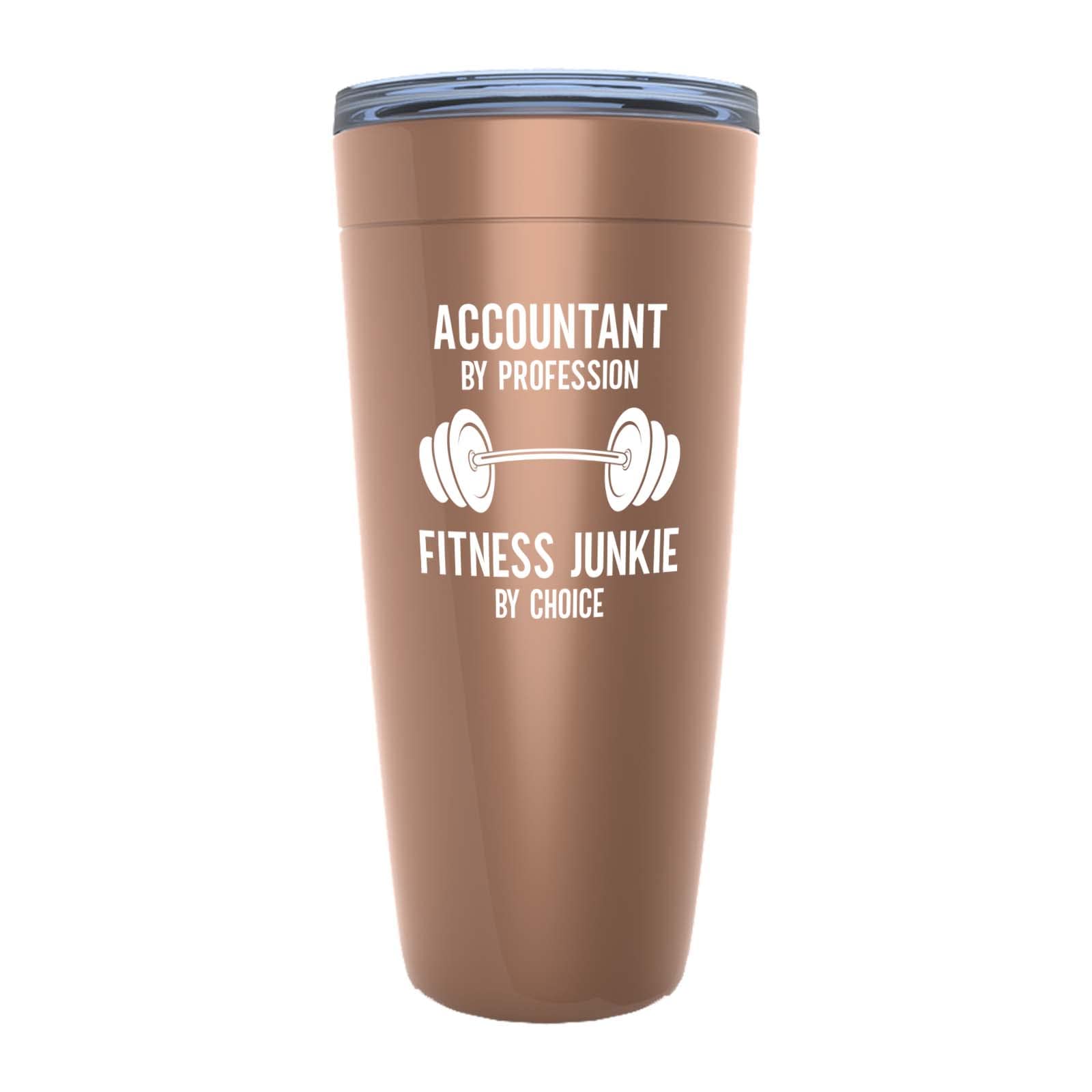 Accountant Copper Edition Viking Tumbler 20oz - Fitness Jnkie by Choice B - Accounting Spreadsheet Audit Auditor office work cpa engineer tax finance administrative