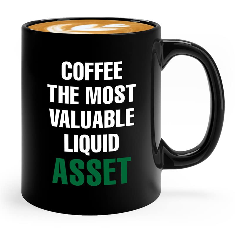 Accountant Coffee Mug 11oz Black - Coffee The Most Valuable Liquid - Finance Job Auditor Planner Multitasking Certified Public Accounting
