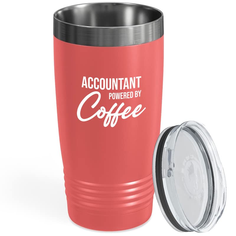 Accountant Copper EditionTumbler 20oz - Accountant by coffee - Coworkers Accountant Gifts for Men or Women accounting graduation gifts CPA Tax Preparer Finance Auditor