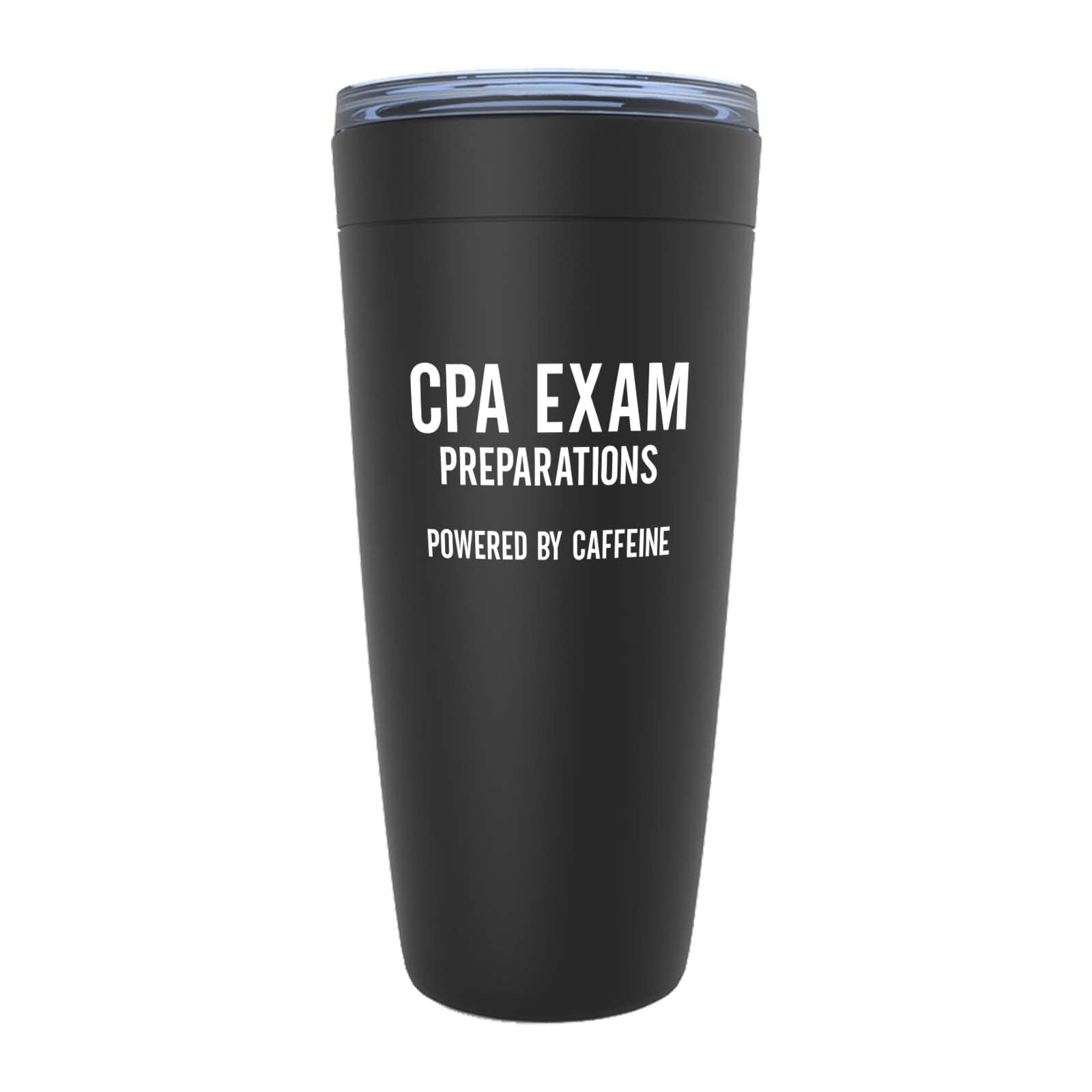 Accountant Black Edition Viking Tumbler 20oz - CPA Exam Preparations - Accounting Spreadsheet Audit Auditor office work cpa engineer tax finance administrative