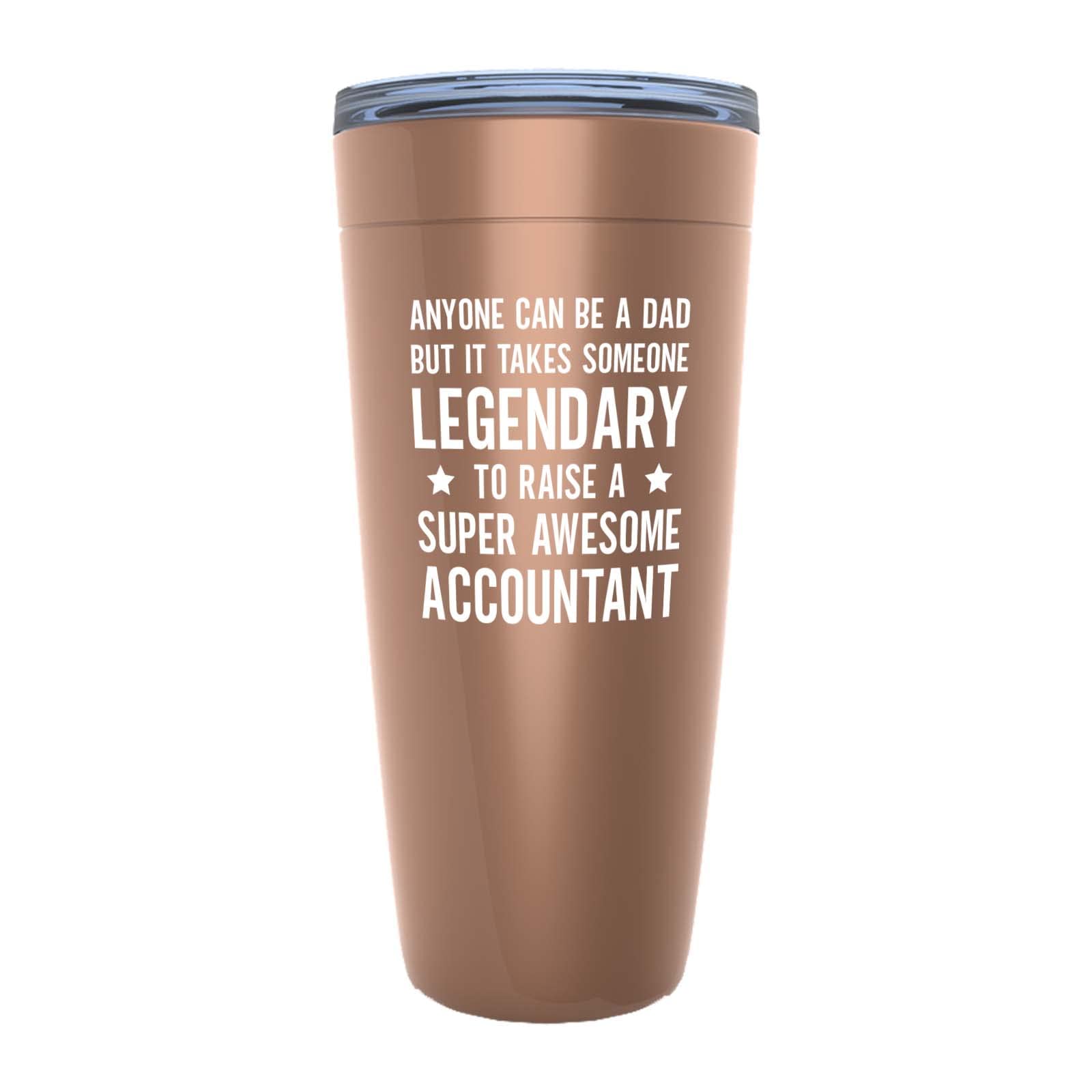 Accountant Copper Edition Viking Tumbler 20oz - Dad Raise Accountant - Accounting Spreadsheet Audit Auditor office work cpa engineer tax finance administrative