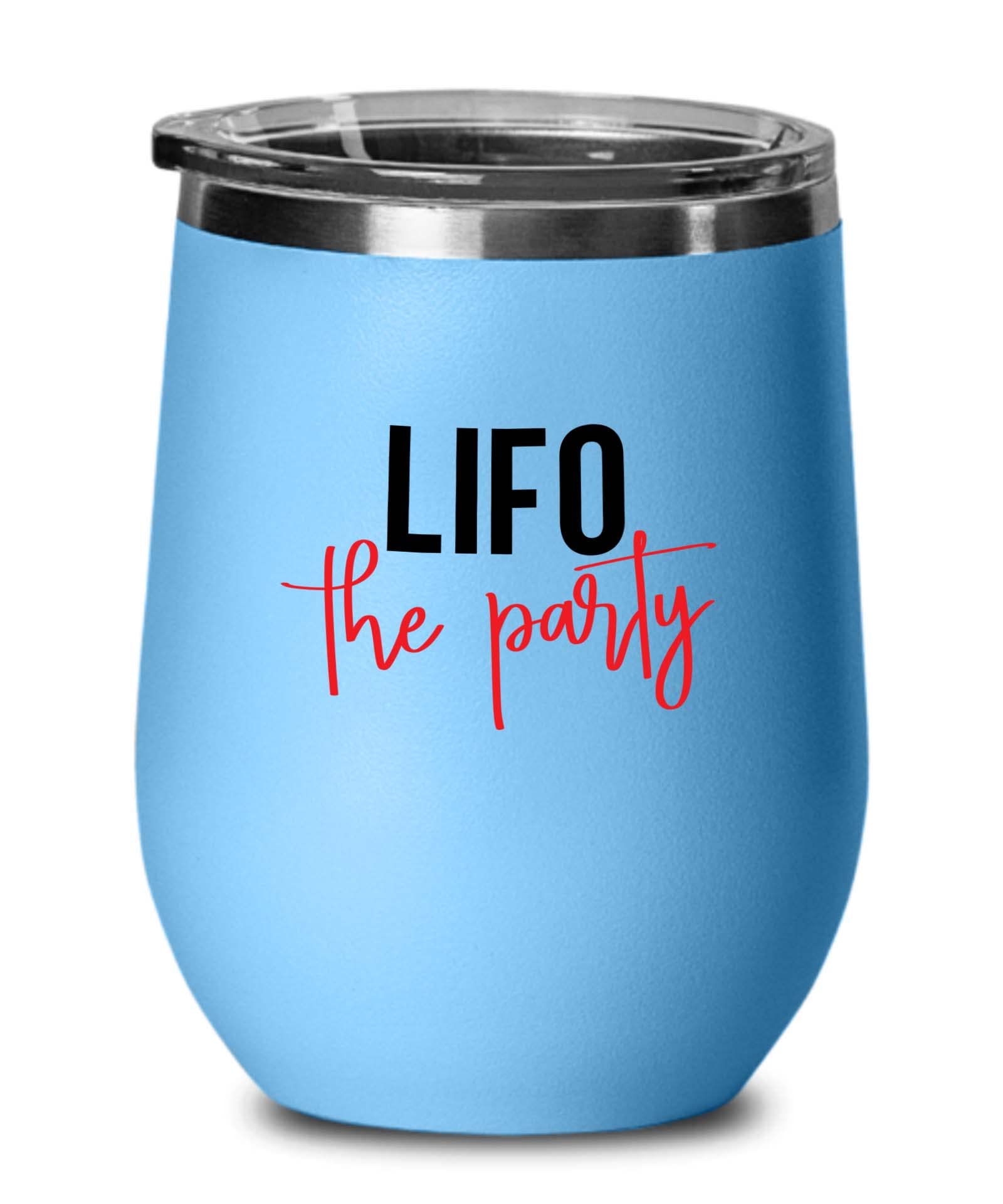Accountant Blue Edition Wine Tumbler 12oz - Liffo the Party - Accounting Spreadsheet Audit Auditor office work cpa engineer tax finance administrative email